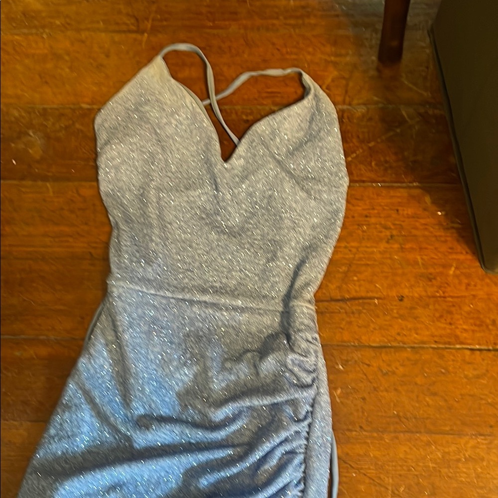 Gray Sleeveless Bodycon Dress